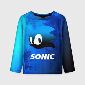 Детский лонгслив 3D с принтом СОНИК / SONIC в городе Новоалтайск, 100% полиэстер | длинные рукава, круглый вырез горловины, полуприлегающий силуэт
 | adventure | game | games | hedgehog | movie | mult | sonic | the | unleashed | ежик | игра | игры | кино | мульт | мультик | мультфильм | соник | фильм