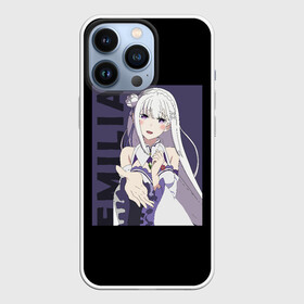 Чехол для iPhone 13 Pro с принтом Эмилия в городе Новоалтайск,  |  | emilia | ram | re | rem | rezero | subaru | zero | альтернативном | аниме | горничная | жизнь | кавай | мило | мире | нацуки | нуля | пак | рам | рем | субару | тан | эмилия