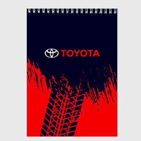 Скетчбук с принтом TOYOTA ТОЙОТА в городе Новоалтайск, 100% бумага
 | 48 листов, плотность листов — 100 г/м2, плотность картонной обложки — 250 г/м2. Листы скреплены сверху удобной пружинной спиралью | Тематика изображения на принте: auto | camry | corolla | cruiser | land | logo | moto | rav | supra | toyota | авенсис | авто | автомобиль | камри | королла | крузер | ленд | лого | логотип | логотипы | марка | мото | рав | символ | тоета | тоеты | тойота | тойоты