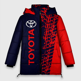 Женская зимняя куртка 3D с принтом TOYOTA ТОЙОТА в городе Новоалтайск, верх — 100% полиэстер; подкладка — 100% полиэстер; утеплитель — 100% полиэстер | длина ниже бедра, силуэт Оверсайз. Есть воротник-стойка, отстегивающийся капюшон и ветрозащитная планка. 

Боковые карманы с листочкой на кнопках и внутренний карман на молнии | auto | camry | corolla | cruiser | land | logo | moto | rav | supra | toyota | авенсис | авто | автомобиль | камри | королла | крузер | ленд | лого | логотип | логотипы | марка | мото | рав | символ | тоета | тоеты | тойота | тойоты