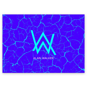 Поздравительная открытка с принтом ALAN WALKER / АЛАН УОКЕР в городе Новоалтайск, 100% бумага | плотность бумаги 280 г/м2, матовая, на обратной стороне линовка и место для марки
 | Тематика изображения на принте: alan | faded | house | logo | music | walker | алан | вокер | волкер | диджей | лого | логотип | логотипы | музыка | музыкант | символ | символы | танцеальная | уокер | хаус | электронная
