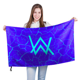Флаг 3D с принтом ALAN WALKER / АЛАН УОКЕР в городе Новоалтайск, 100% полиэстер | плотность ткани — 95 г/м2, размер — 67 х 109 см. Принт наносится с одной стороны | alan | faded | house | logo | music | walker | алан | вокер | волкер | диджей | лого | логотип | логотипы | музыка | музыкант | символ | символы | танцеальная | уокер | хаус | электронная