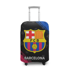Чехол для чемодана 3D с принтом BARCELONA / БАРСЕЛОНА в городе Новоалтайск, 86% полиэфир, 14% спандекс | двустороннее нанесение принта, прорези для ручек и колес | barca | barcelona | barsa | barselona | fcb | logo | messi | барса | барселона | знак | клуб | лого | логотип | логотипы | месси | символ | символы | футбол | футбольная | футбольный