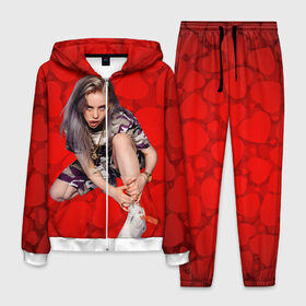 Мужской костюм 3D с принтом Billie Eilish(Билли Айлиш) в городе Новоалтайск, 100% полиэстер | Манжеты и пояс оформлены тканевой резинкой, двухслойный капюшон со шнурком для регулировки, карманы спереди | bad guy | billie eilish | билли айлиш | музыка | популярная музыка