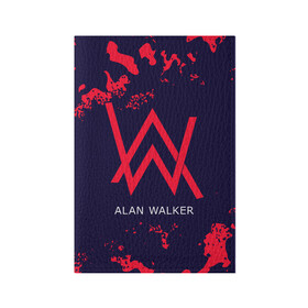 Обложка для паспорта матовая кожа с принтом ALAN WALKER / АЛАН УОКЕР в городе Новоалтайск, натуральная матовая кожа | размер 19,3 х 13,7 см; прозрачные пластиковые крепления | alan | faded | house | logo | music | walker | алан | вокер | волкер | диджей | лого | логотип | логотипы | музыка | музыкант | символ | символы | танцеальная | уокер | хаус | электронная