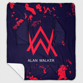 Плед с рукавами с принтом ALAN WALKER АЛАН УОКЕР в городе Новоалтайск, 100% полиэстер | Закругленные углы, все края обработаны. Ткань не мнется и не растягивается. Размер 170*145 | alan | faded | house | logo | music | walker | алан | вокер | волкер | диджей | лого | логотип | логотипы | музыка | музыкант | символ | символы | танцеальная | уокер | хаус | электронная