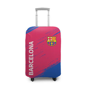 Чехол для чемодана 3D с принтом BARCELONA / БАРСЕЛОНА в городе Новоалтайск, 86% полиэфир, 14% спандекс | двустороннее нанесение принта, прорези для ручек и колес | barca | barcelona | barsa | barselona | fcb | logo | messi | барса | барселона | знак | клуб | лого | логотип | логотипы | месси | символ | символы | футбол | футбольная | футбольный