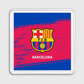 Магнит 55*55 с принтом BARCELONA / БАРСЕЛОНА в городе Новоалтайск, Пластик | Размер: 65*65 мм; Размер печати: 55*55 мм | 