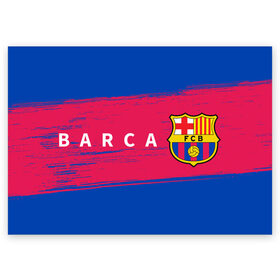 Поздравительная открытка с принтом BARCELONA / БАРСЕЛОНА в городе Новоалтайск, 100% бумага | плотность бумаги 280 г/м2, матовая, на обратной стороне линовка и место для марки
 | barca | barcelona | barsa | barselona | fcb | logo | messi | барса | барселона | знак | клуб | лого | логотип | логотипы | месси | символ | символы | футбол | футбольная | футбольный