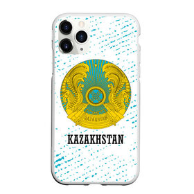 Чехол для iPhone 11 Pro матовый с принтом KAZAKHSTAN / КАЗАХСТАН в городе Новоалтайск, Силикон |  | flag | kazakhstan | qazaqstan | герб | захах | казахстан | кахахи | лого | нур султан | республика | символ | страна | флаг