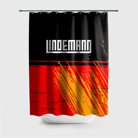 Штора 3D для ванной с принтом LINDEMANN / ЛИНДЕМАНН в городе Новоалтайск, 100% полиэстер | плотность материала — 100 г/м2. Стандартный размер — 146 см х 180 см. По верхнему краю — пластиковые люверсы для креплений. В комплекте 10 пластиковых колец | lindeman | lindemann | logo | music | rammstein | ramstein | rock | til | till | линдеман | линдеманн | лого | логотип | логотипы | музыка | раммштайн | рамштайн | рок | символ | символы | солист | тилль | тиль