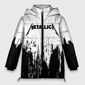 Женская зимняя куртка 3D с принтом METALLICA МЕТАЛЛИКА в городе Новоалтайск, верх — 100% полиэстер; подкладка — 100% полиэстер; утеплитель — 100% полиэстер | длина ниже бедра, силуэт Оверсайз. Есть воротник-стойка, отстегивающийся капюшон и ветрозащитная планка. 

Боковые карманы с листочкой на кнопках и внутренний карман на молнии | hetfield | james | logo | metal | metalica | metallica | music | rock | star | джеймс | звезда | знак | ларс | лого | логотип | логотипы | метал | металика | металлика | музыка | рок | символ | символы | ульрих | хэтфилд