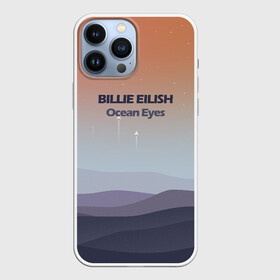 Чехол для iPhone 13 Pro Max с принтом Billie Eilish в городе Новоалтайск,  |  | Тематика изображения на принте: billie eilish | горы | минимализм | надпись | рисунок