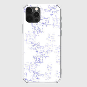 Чехол для iPhone 12 Pro Max с принтом Мордашки кошечек в городе Новоалтайск, Силикон |  | Тематика изображения на принте: киска | киски | кошечка | кошка | лица кошек