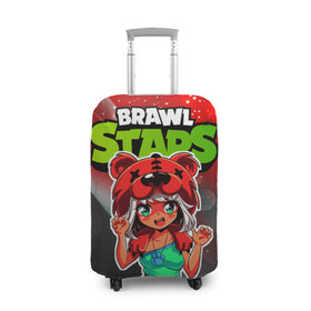 Чехол для чемодана 3D с принтом Nita Brawl Stars в городе Новоалтайск, 86% полиэфир, 14% спандекс | двустороннее нанесение принта, прорези для ручек и колес | anime | brawl | brawl stars | brawlstars | brawl_stars | jessie | nita | аниме | бравл | бравлстарс | девочка | девочка в шкуре медведя | девушка | манга | медведь | нета | нита