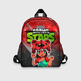 Детский рюкзак 3D с принтом Nita Brawl Stars в городе Новоалтайск, 100% полиэстер | лямки с регулируемой длиной, сверху петелька, чтобы рюкзак можно было повесить на вешалку. Основное отделение закрывается на молнию, как и внешний карман. Внутри дополнительный карман. По бокам два дополнительных кармашка | anime | brawl | brawl stars | brawlstars | brawl_stars | jessie | nita | аниме | бравл | бравлстарс | девочка | девочка в шкуре медведя | девушка | манга | медведь | нета | нита