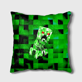 Подушка 3D с принтом Minecraft creeper в городе Новоалтайск, наволочка – 100% полиэстер, наполнитель – холлофайбер (легкий наполнитель, не вызывает аллергию). | состоит из подушки и наволочки. Наволочка на молнии, легко снимается для стирки | Тематика изображения на принте: blox | creeper | dungeons | game | geometry | logo | pixel | steve | алекс | герои | детям | зелень | игра | квадраты | крипер | куб | логотипы игр | майнкрафт | мальчикам | мобы | персонажи | пиксель | пиксельный | подземелья