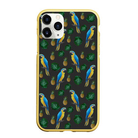 Чехол для iPhone 11 Pro матовый с принтом Попугай Ара в городе Новоалтайск, Силикон |  | ананас | ара | девушкам | животные | летнее | парням | пляжное | попугаи | природа | птицы | студентам | тропический лист | яркое