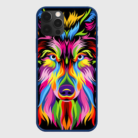 Чехол для iPhone 12 Pro Max с принтом Neon wolf в городе Новоалтайск, Силикон |  | Тематика изображения на принте: color | ears | eyes | muzzle | neon | nose | paint | skin | view | wolf | взгляд | волк | глаза | краска | неон | нос | уши | цвет | шерсть
