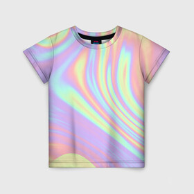Детская футболка 3D с принтом Vaporwave в городе Новоалтайск, 100% гипоаллергенный полиэфир | прямой крой, круглый вырез горловины, длина до линии бедер, чуть спущенное плечо, ткань немного тянется | Тематика изображения на принте: geometry | holographic gradient | kaleidoscope | pattern | polyscape | space | textures | tie dye | vaporwave | абстракт | геометрия | голограмма | города | каледоскоп | космос | паттерн | полискейп | тай дай | текстура | текстуры | хиппи | цвет