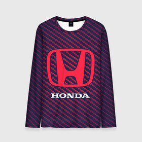 Мужской лонгслив 3D с принтом HONDA / ХОНДА в городе Новоалтайск, 100% полиэстер | длинные рукава, круглый вырез горловины, полуприлегающий силуэт | accord | auto | civic | crv | honda | jylf | logo | moto | motors | racing | sport | авто | автомобиль | аккорд | гонки | гоночный | лого | логотип | логотипы | марка | мото | моторс | мотоцикл | рщтвф | серия | символ | символы | спорт
