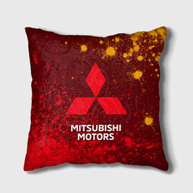 Подушка 3D с принтом MITSUBISHI / МИТСУБИСИ в городе Новоалтайск, наволочка – 100% полиэстер, наполнитель – холлофайбер (легкий наполнитель, не вызывает аллергию). | состоит из подушки и наволочки. Наволочка на молнии, легко снимается для стирки | Тематика изображения на принте: auto | lancer | logo | mitsubishi | mitsubisi | moto | motors | outlander | pajero | sport | авто | аутлендер | лансер | лого | логотип | марка | митсубиси | митсубиши | мото | моторс | паджеро | серия | символ | символы | спорт | ьшеыгишырш