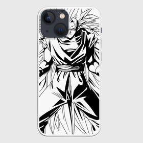 Чехол для iPhone 13 mini с принтом Goku Super Saiyan в городе Новоалтайск,  |  | dragon ball z | goku super saiyan | аниме | драгон бол | манга | сон гоку