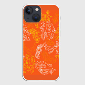 Чехол для iPhone 13 mini с принтом Нарисованные рыбки в городе Новоалтайск,  |  | нарисованные рыбки | рыба | рыбец | рыбёшка | рыбища | рыбы