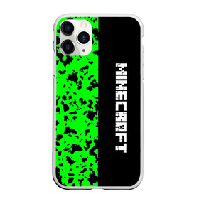 Чехол для iPhone 11 Pro Max матовый с принтом MINECRAFT LOGO в городе Новоалтайск, Силикон |  | Тематика изображения на принте: blox | creeper | dungeons | game | green | minecraft | neon | pixel | steve | алекс | детям | зелень | игра | кислотный | крипер | куб | логотипы игр | майнкрафт | мальчикам | мобы | пиксель | пиксельный | подземелья | приключения