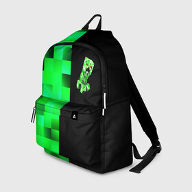 Рюкзак 3D с принтом MINECRAFT CREEPER в городе Новоалтайск, 100% полиэстер | лямки с регулируемой длиной, сверху петелька, чтобы рюкзак можно было повесить на вешалку. Основное отделение закрывается на молнию, как и внешний карман. Внутри два дополнительных кармана, один из которых закрывается на молнию. По бокам два дополнительных кармашка | blox | creeper | dungeons | game | geometry | green | neon | pixel | steve | алекс | детям | зелень | игра | кислотный | крипер | куб | логотипы игр | майнкрафт | мальчикам | мобы | неоновый | пиксель | пиксельный | подземелья