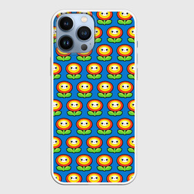 Чехол для iPhone 13 Pro Max с принтом Super Mario в городе Новоалтайск,  |  | Тематика изображения на принте: bros | brothers | game | logo | odyssey | pattern | аркады | видеоигры | детям | легендарная | листья | логотипы игр | мальчикам | мультяшный | паттерн | платформер | подростковые | популярные | солнце | супер марио