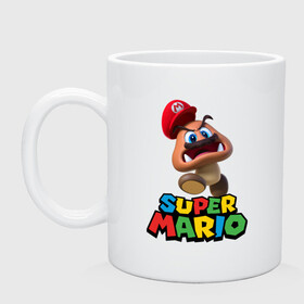 Кружка керамическая с принтом Super Mario в городе Новоалтайск, керамика | объем — 330 мл, диаметр — 80 мм. Принт наносится на бока кружки, можно сделать два разных изображения | game | mario kart live home circuit | super mario | super mario 3d world | super mario 64 | super mario galaxy | super mario sunshine | гумба | игра super mario | игра марио | йоши | купалинги | лакиту | луиджи | марио | надпись | нинтендо | 