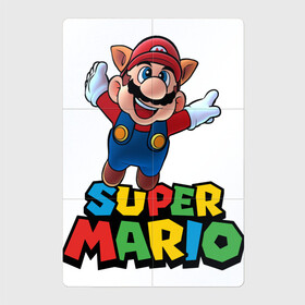 Магнитный плакат 2Х3 с принтом Super Mario в городе Новоалтайск, Полимерный материал с магнитным слоем | 6 деталей размером 9*9 см | game | mario kart live home circuit | super mario | super mario 3d world | super mario 64 | super mario galaxy | super mario sunshine | гумба | игра super mario | игра марио | йоши | купалинги | лакиту | луиджи | марио | надпись | нинтендо | 