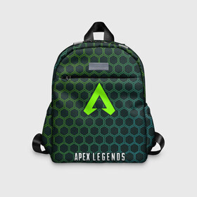 Детский рюкзак 3D с принтом APEX LEGENDS / АПЕКС ЛЕГЕНД в городе Новоалтайск, 100% полиэстер | лямки с регулируемой длиной, сверху петелька, чтобы рюкзак можно было повесить на вешалку. Основное отделение закрывается на молнию, как и внешний карман. Внутри дополнительный карман. По бокам два дополнительных кармашка | Тематика изображения на принте: apex | game | games | legend | legends | logo | апекс | битва | игра | игры | королевская | легенд | легендс | лого | логотип | логотипы | символ | символы