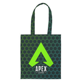 Шоппер 3D с принтом APEX LEGENDS / АПЕКС ЛЕГЕНД в городе Новоалтайск, 100% полиэстер | Плотность: 200 г/м2; Размер: 34×35 см; Высота лямок: 30 см | apex | game | games | legend | legends | logo | апекс | битва | игра | игры | королевская | легенд | легендс | лого | логотип | логотипы | символ | символы