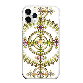 Чехол для iPhone 11 Pro Max матовый с принтом Gabriella в городе Новоалтайск, Силикон |  | abstraction | circles | fractal | pattern | symmetry | абстракция | круги | симметрия | узор | фрактал