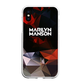 Чехол для iPhone XS Max матовый с принтом MARILYN MANSON в городе Новоалтайск, Силикон | Область печати: задняя сторона чехла, без боковых панелей | Тематика изображения на принте: geometry | him | korn | nightwish | rock | zombie | великий | геометрические | гитара | готика | готические | логотипы рок групп | металл | металлика | металлист | музыка | музыкальные | мэрилин мэнсон | рок группа