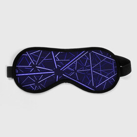 Маска для сна 3D с принтом BlueGANG в городе Новоалтайск, внешний слой — 100% полиэфир, внутренний слой — 100% хлопок, между ними — поролон |  | abstraction | blue | forms | glow | led | neon | абстракция | неон | светодиод | свечение | синий | формы