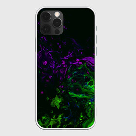 Чехол для iPhone 12 Pro Max с принтом Acid в городе Новоалтайск, Силикон |  | abstraction | circles | paint | stains | violet | watercolor | абстракция | акварель | кислотный | краски | круги | разводы | салатовый | фиолетовый