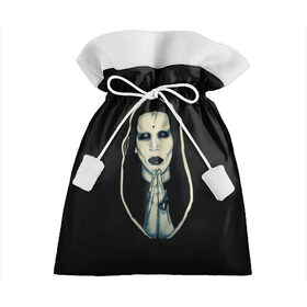 Подарочный 3D мешок с принтом Marilyn Manson в городе Новоалтайск, 100% полиэстер | Размер: 29*39 см | Тематика изображения на принте: manson | marilyn | marilyn manson | мэнсон | мэрилин | мэрилин мэнсон