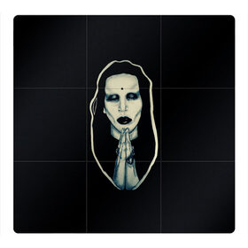 Магнитный плакат 3Х3 с принтом Marilyn Manson в городе Новоалтайск, Полимерный материал с магнитным слоем | 9 деталей размером 9*9 см | Тематика изображения на принте: manson | marilyn | marilyn manson | мэнсон | мэрилин | мэрилин мэнсон