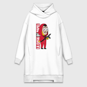 Платье-худи хлопок с принтом Dali in style Simpson в городе Новоалтайск,  |  | la casa de papel | simpson | бумажный дом | дали | сальвадор
