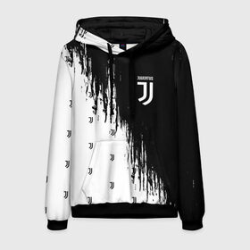 Мужская толстовка 3D с принтом JUVENTUS ЮВЕНТУС в городе Новоалтайск, 100% полиэстер | двухслойный капюшон со шнурком для регулировки, мягкие манжеты на рукавах и по низу толстовки, спереди карман-кенгуру с мягким внутренним слоем. | 