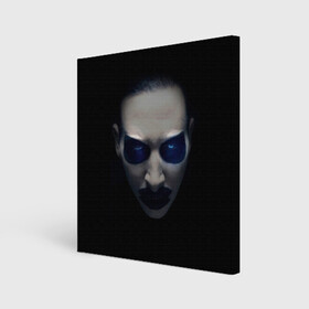 Холст квадратный с принтом Мэрилин Мэнсон в городе Новоалтайск, 100% ПВХ |  | marilyn manson | менсон | мерлин | мерлин менсон | мм | мэрилином мэнсоном