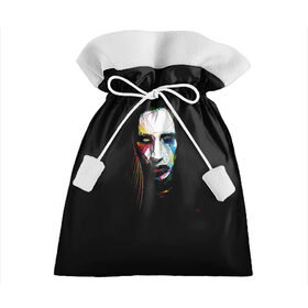 Подарочный 3D мешок с принтом Marilyn Manson в городе Новоалтайск, 100% полиэстер | Размер: 29*39 см | Тематика изображения на принте: manson | marilyn | marilyn manson | мэнсон | мэрилин | мэрилин мэнсон
