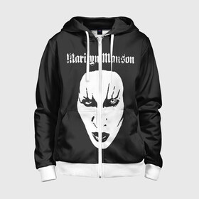 Детская толстовка 3D на молнии с принтом Marilyn Manson в городе Новоалтайск, 100% полиэстер |  манжеты и пояс оформлены широкой мягкой резинкой, двухслойный капюшон со шнурком для регулировки, спереди карманы и застежка-молния
 | goth | gothic | manson | marilyn | metal | mm | music | rock | гот | готы | метал | мэнсон | мэрилин | рок