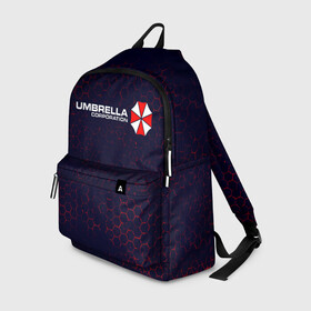 Рюкзак 3D с принтом UMBRELLA CORP / АМБРЕЛЛА в городе Новоалтайск, 100% полиэстер | лямки с регулируемой длиной, сверху петелька, чтобы рюкзак можно было повесить на вешалку. Основное отделение закрывается на молнию, как и внешний карман. Внутри два дополнительных кармана, один из которых закрывается на молнию. По бокам два дополнительных кармашка | corp | corporation | evil | game | games | logo | resident | umbrella | амбрелла | зла | зонт | зонтик | игра | игры | корп | корпорация | лого | логотип | обитель | резидент | символ | эвил