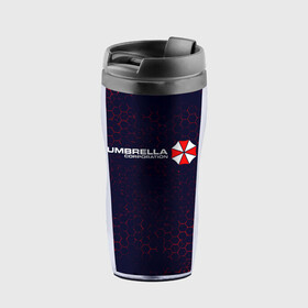 Термокружка-непроливайка с принтом UMBRELLA CORP / АМБРЕЛЛА в городе Новоалтайск, внутренняя часть — пищевой пластик, наружная часть — прозрачный пластик, между ними — полиграфическая вставка с рисунком | объем — 350 мл, герметичная крышка | corp | corporation | evil | game | games | logo | resident | umbrella | амбрелла | зла | зонт | зонтик | игра | игры | корп | корпорация | лого | логотип | обитель | резидент | символ | эвил