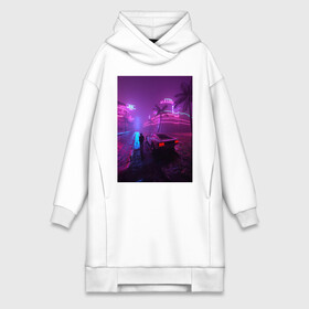 Платье-худи хлопок с принтом NEON ART 111 в городе Новоалтайск,  |  | art | neon aesthetic | neon art | vaporwave art | цифровые файлы