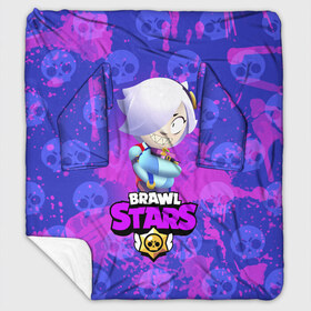 Плед с рукавами с принтом Colette - Brawl Stars в городе Новоалтайск, 100% полиэстер | Закругленные углы, все края обработаны. Ткань не мнется и не растягивается. Размер 170*145 | Тематика изображения на принте: brawlstars | collete | starr park | supercell | бравл | бравлер | бравлпасс | бравлстарс | бравлстарсигра | бравлы | звездный парк | колет | колета | колетт | колетта | новый перс | перс бравл | псих | старр парк